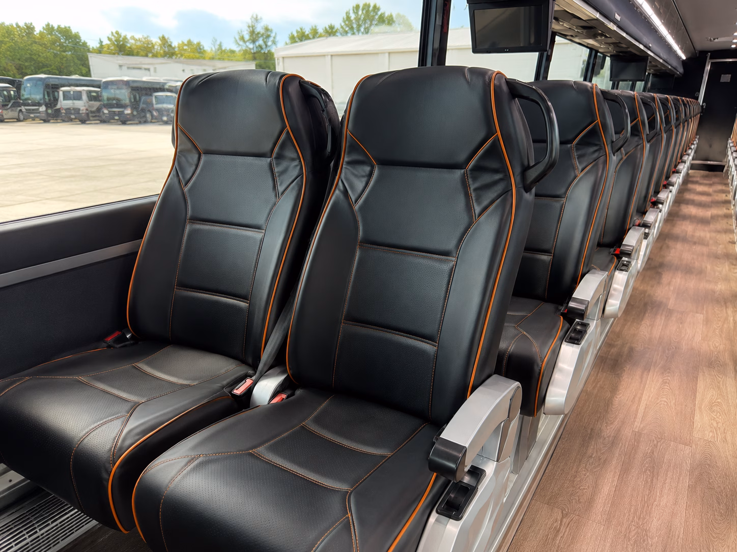 pueblo charter bus services inside