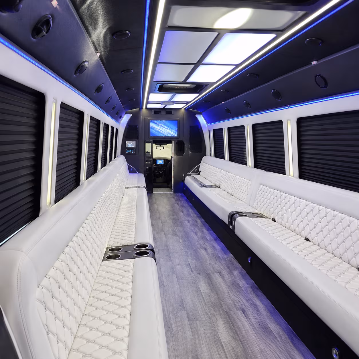 pueblo corporate retreat shuttle bus rentals